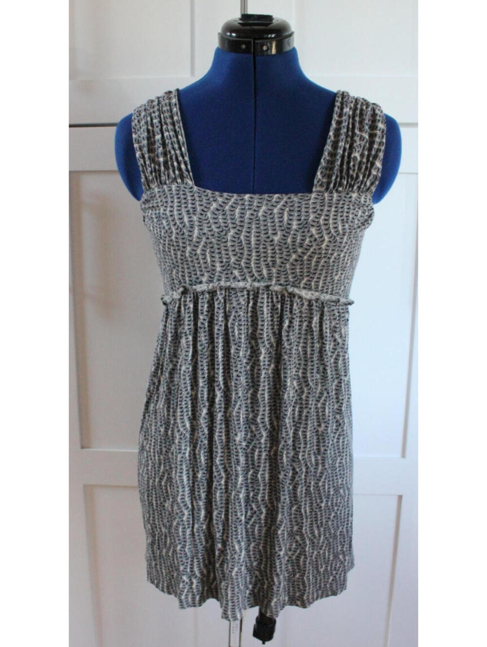 Left of Center Size Small Sleeveless Square-Neck Mini Dress